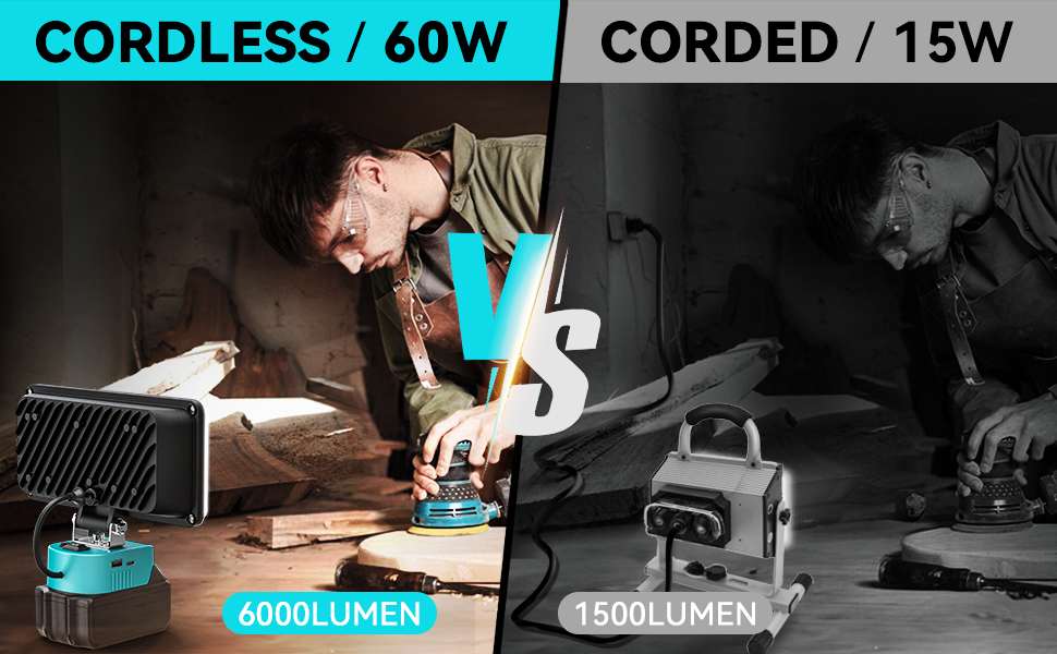 Lampe LED Rechargeable Pour Makita
