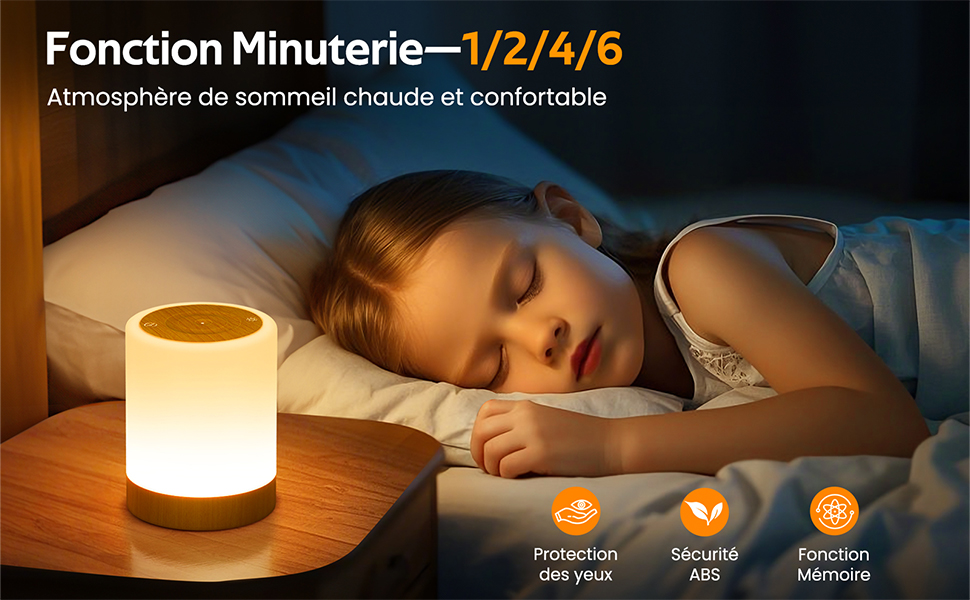lampe de chevet tactile