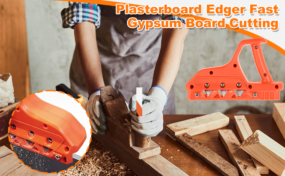 Precise 45° 60° Plasterboard Fast Cutter with 10 Blades 