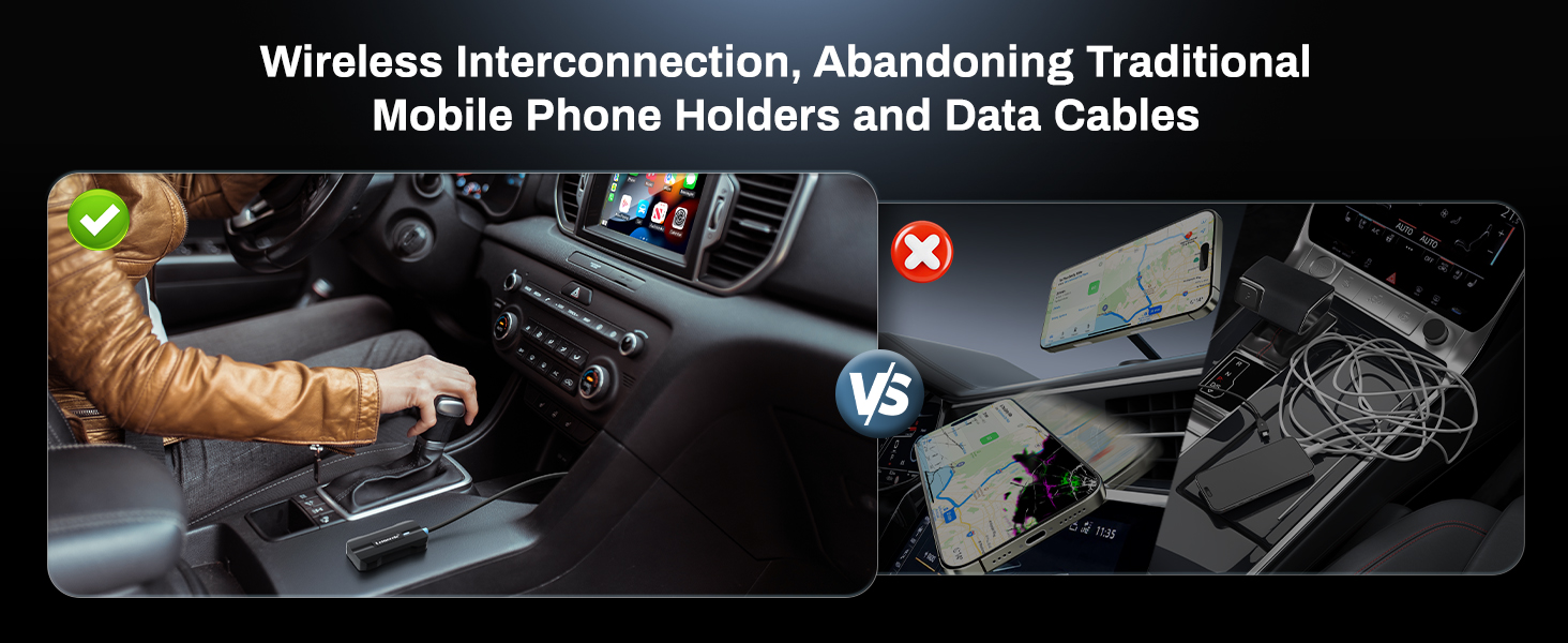 carplay android auto sans fil