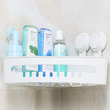 ilikable Etagère Douche d'Angle sans Perçage Etagere Salle de Bain Ventouse Amovible