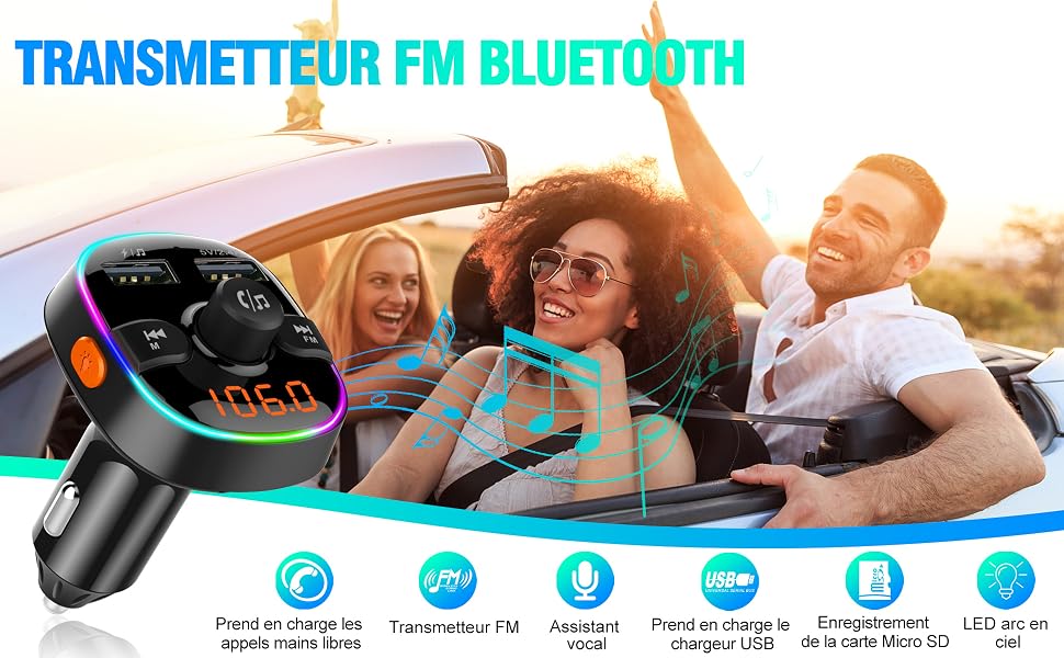 transmetteur fm bluetooth