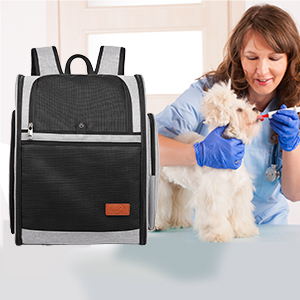 Sac a dos Transport Respirant Et Pliable Pour Petits Chats Chien