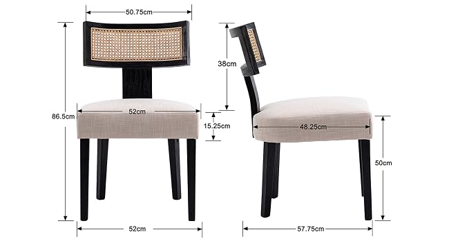 chaise salle a manger avec dossier