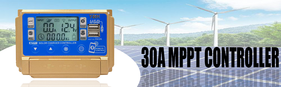 Contrôleur solaire 30a
