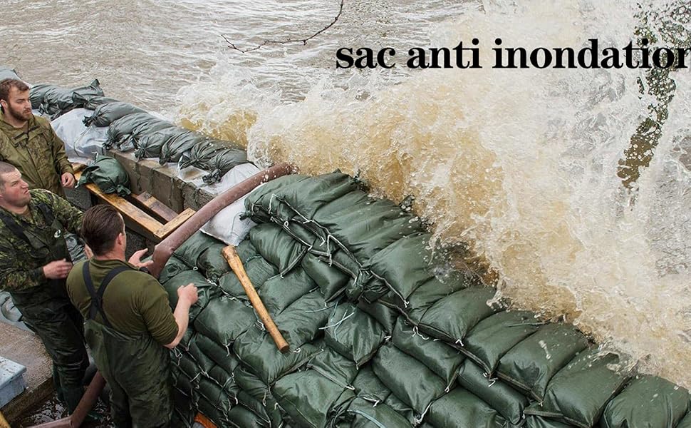 8pcs amélioré sac de sable en toile indélébile anti inondation