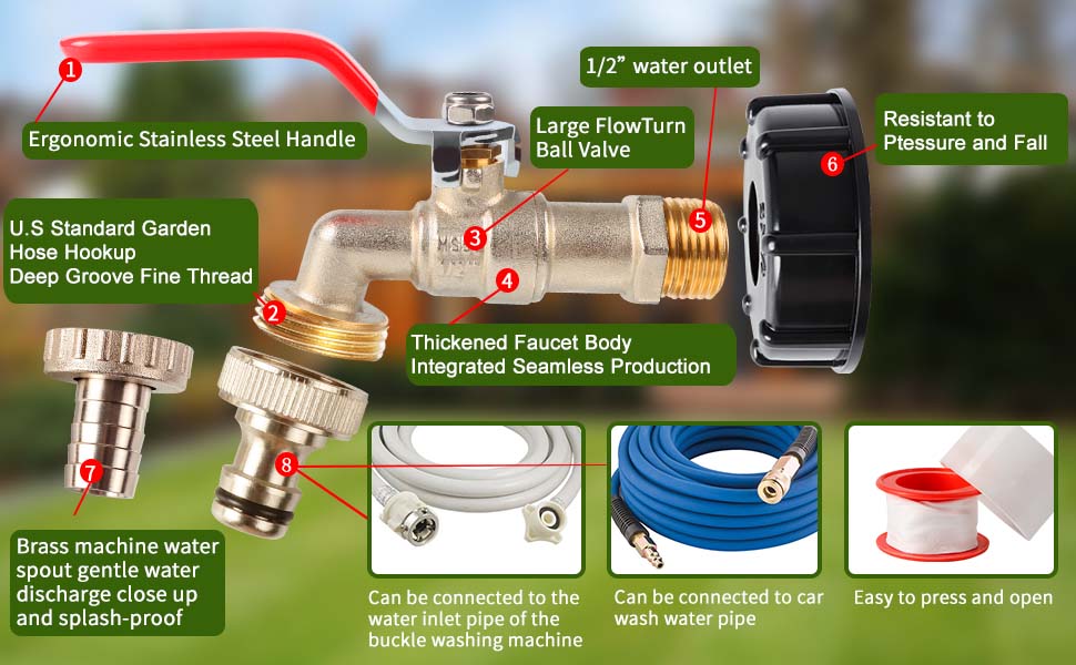 ibc tote fittings
