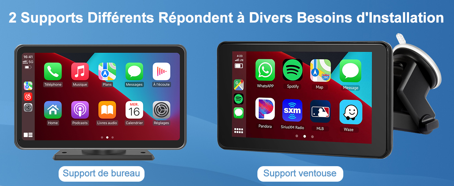 2 Supports Différents