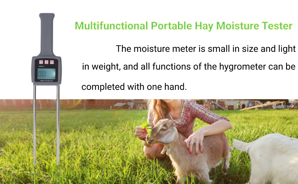 Testeur D'humidité Portable Multifonctionnel pour Foin