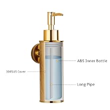 wall mounted soap dispenser