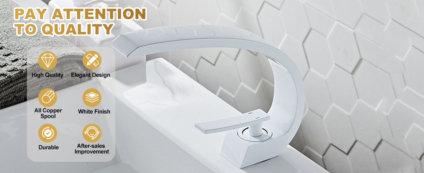 Wovier WH8347 Bathroom Faucet Quality