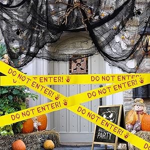 Yellow Caution Barricade Tape
