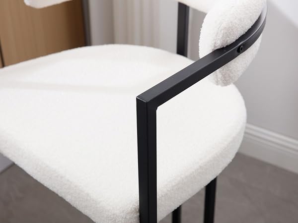 chaise de bar blanc