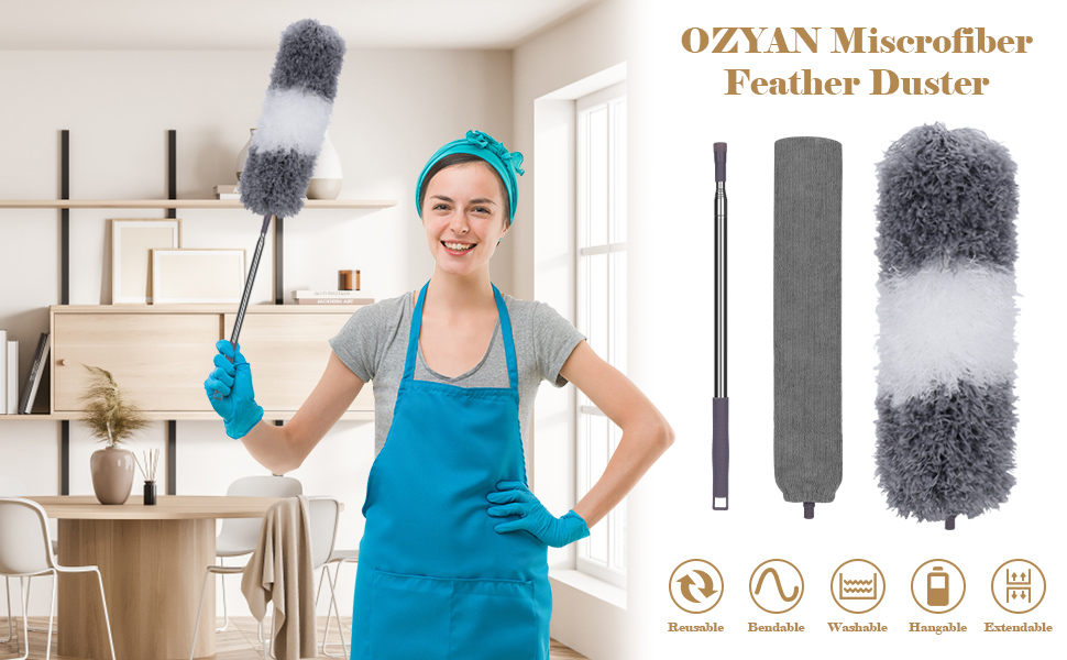 OZYAN Microfiber Plume Duster