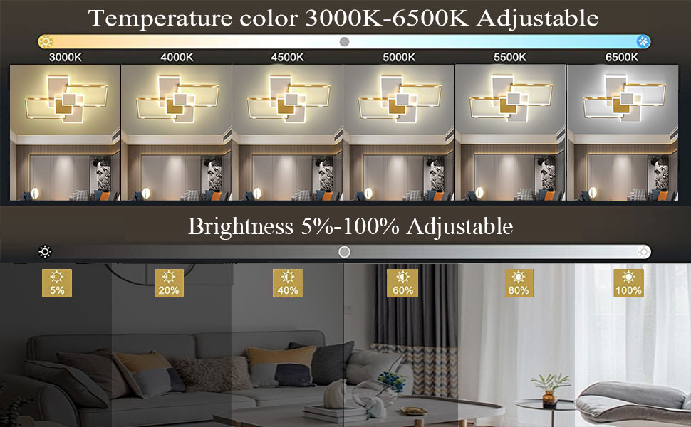Plafonnier LED Moderne