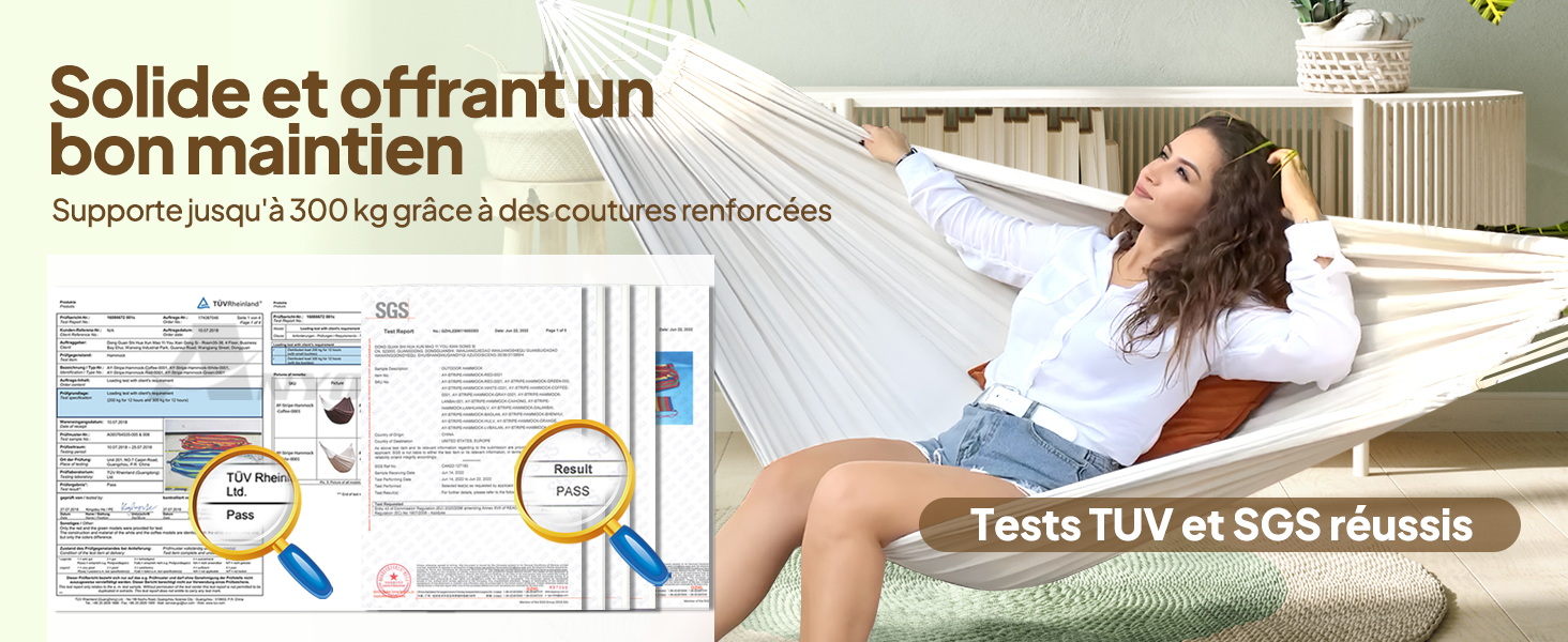 hamac sur pied