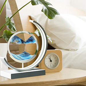 Art sand table lamp