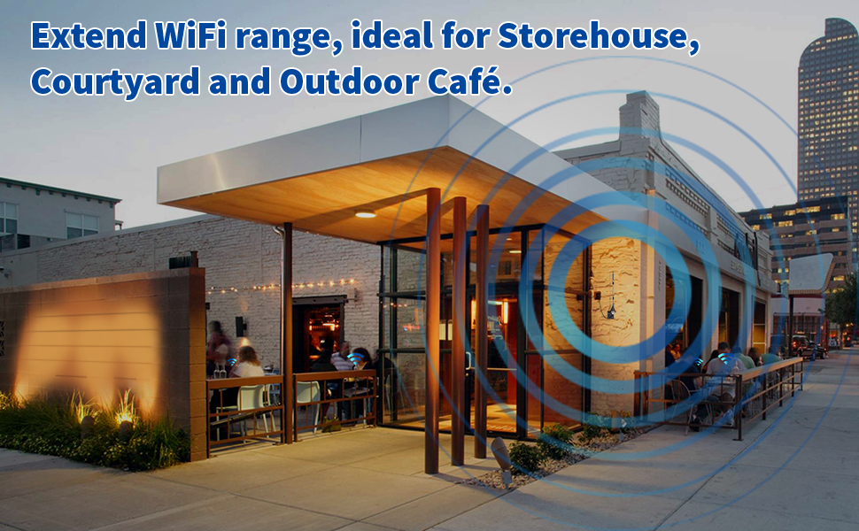  Outdoor WiFi Aerial DualBand 2.4GHz 5.8GHz Wall Mount