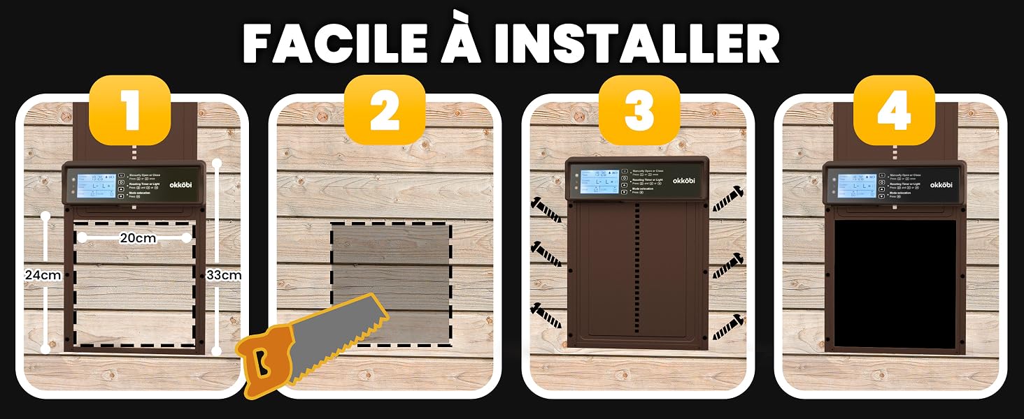 Porte Automatique Poulailler Solaire