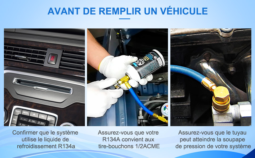 R134A Tuyau De Charge Auto Climatisation,