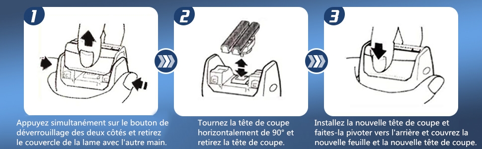Pièce de Rechange pour Rasoir