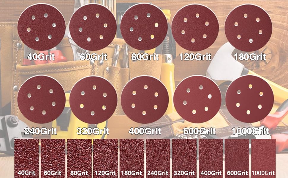 150mm sanding paper