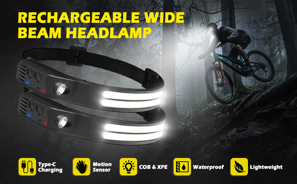 Stirnlampe LED Wiederaufladbar
