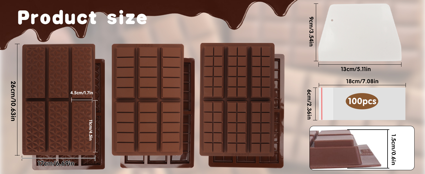 Barre de chocolat dans une boîte