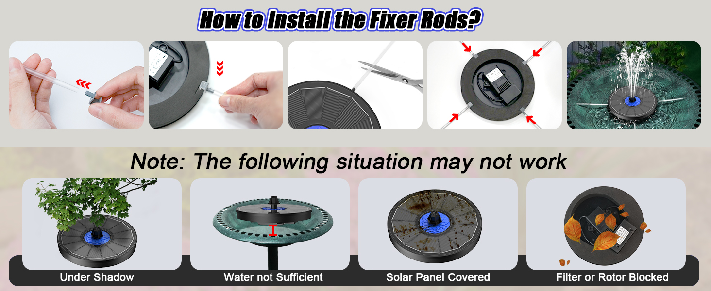 solar fountain