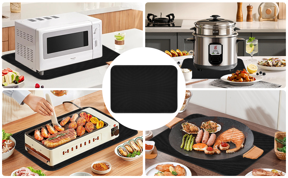  Tapis de cuisine en silicone