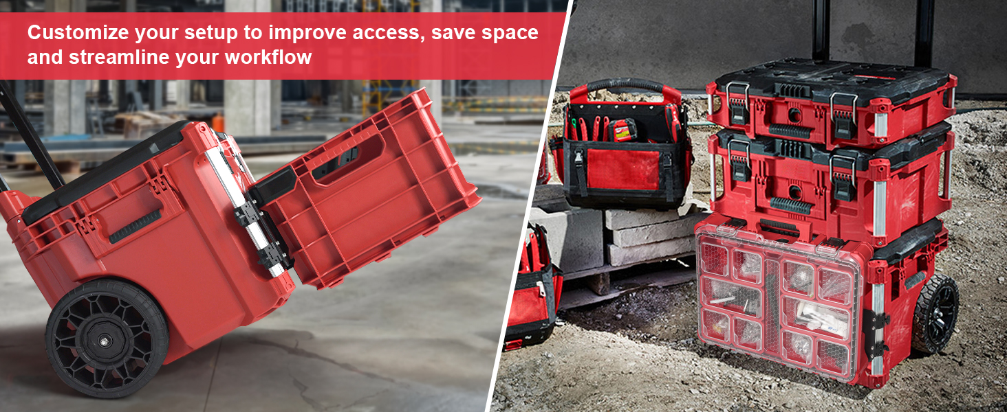 Mount compatible Milwaukee tools and accessories exactly where you need them. 