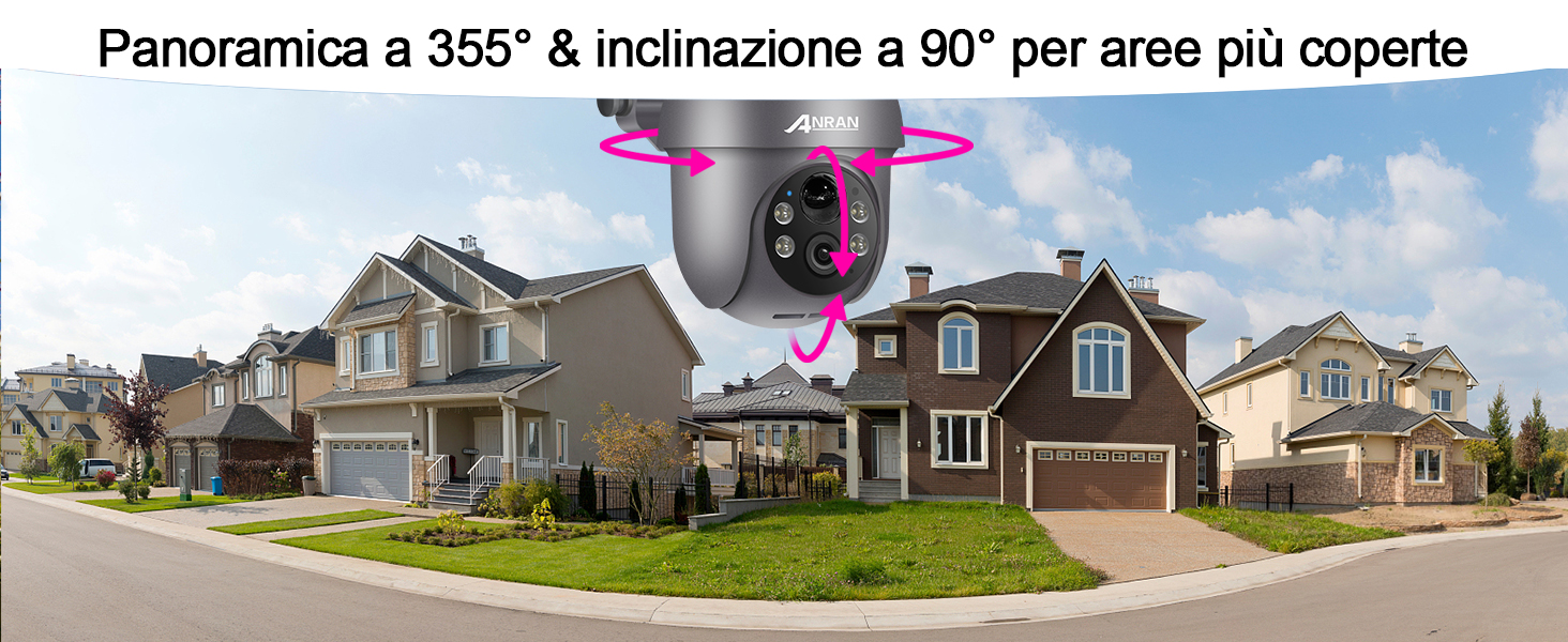 videocamera sorveglianza esterno wifi telecamera esterno senza fili