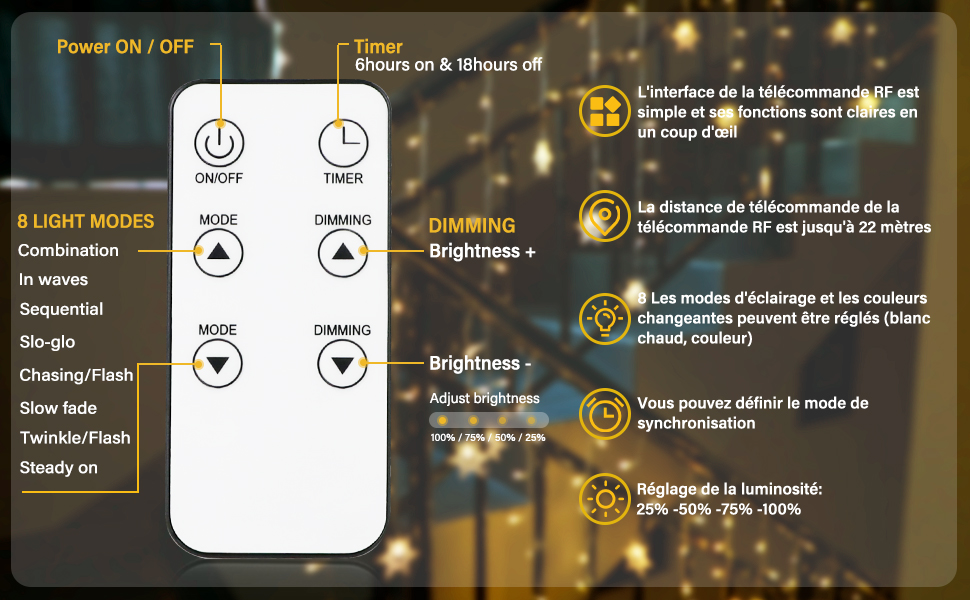 Guirlande Lumineuse 360LED
