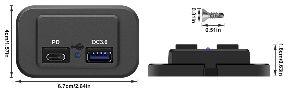 Prise USB 12V
