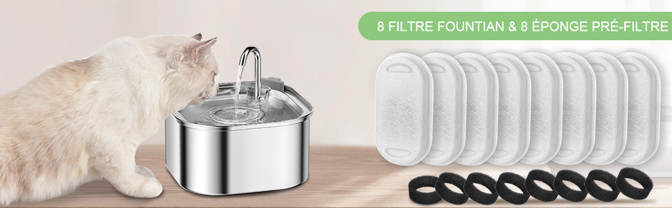 Filtres pour Fontaine a Eau Chat