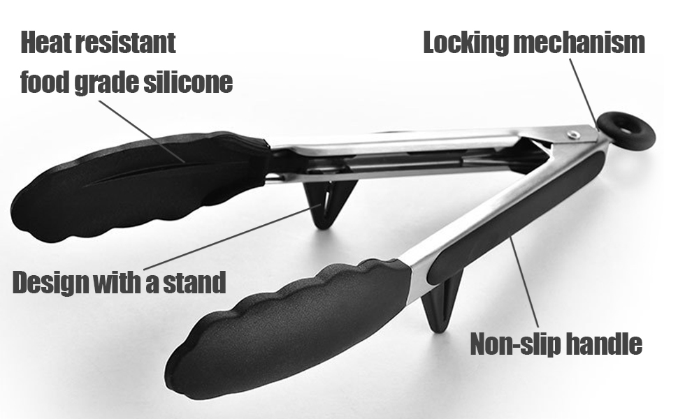Pince de service avec embouts en silicone