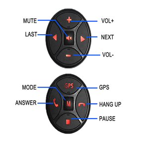 wireless steering control buttons