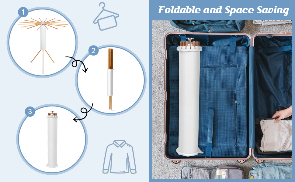 Household Floor Standing Clothes Drying Racks