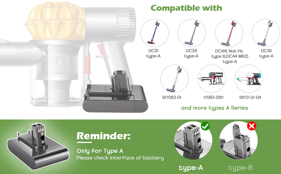 dyson batterie dc35 type a dc31 batterie batterie pour dyson 22.2v dc31 dyson batterie pour dyson