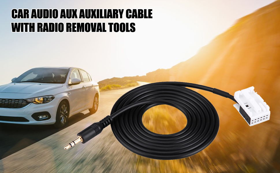Câble audio auxiliaire pour voiture