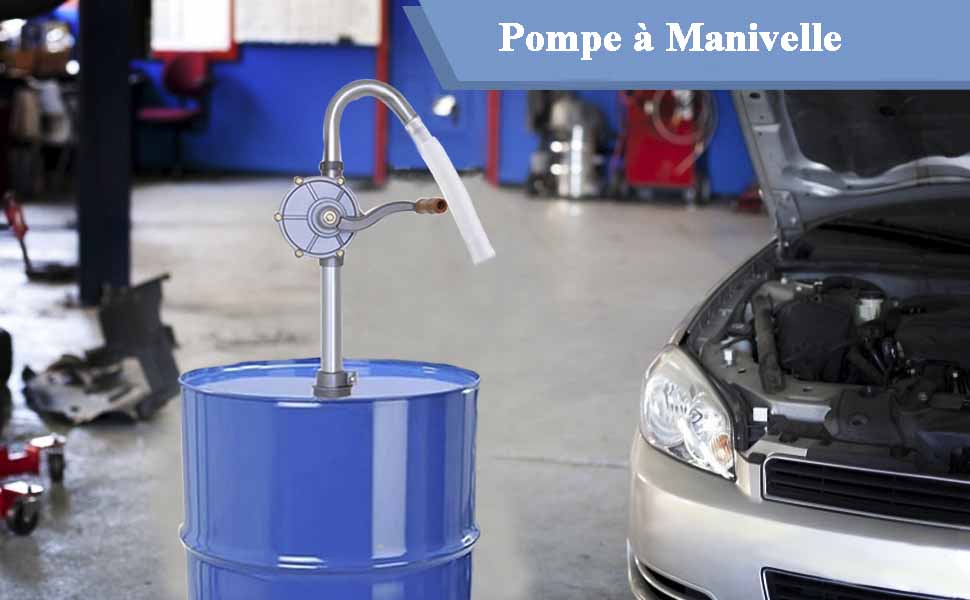 Pompe à tambour rotatif