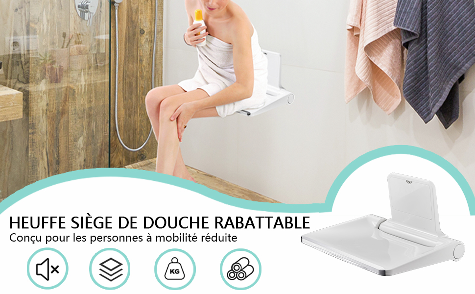 Siege de Douche Rabattable
