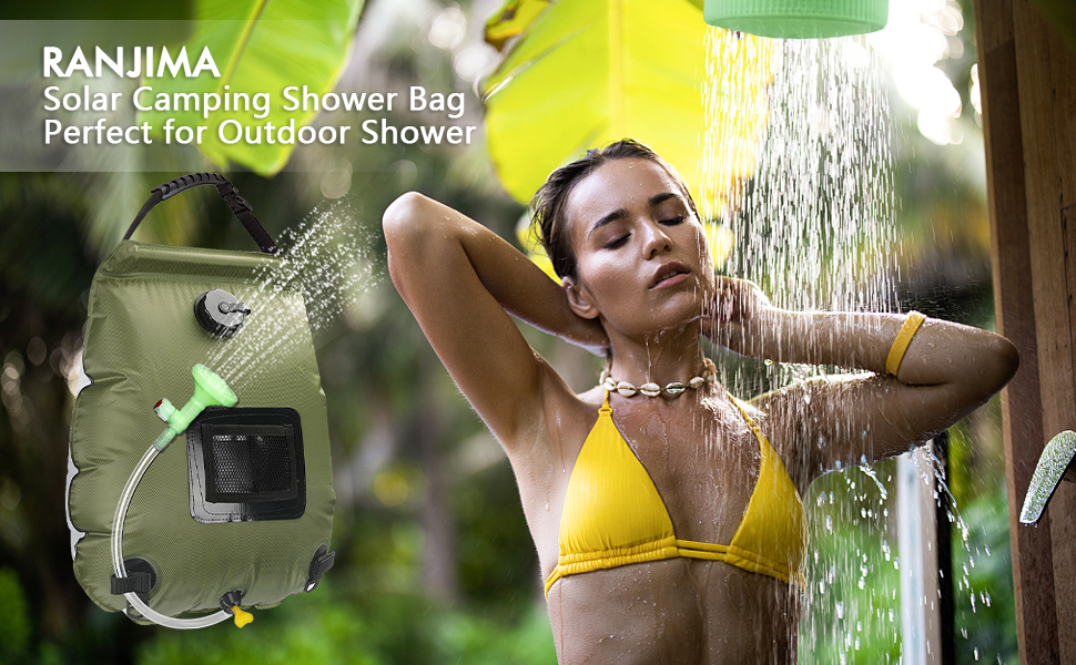 Solar-Campingdusche.