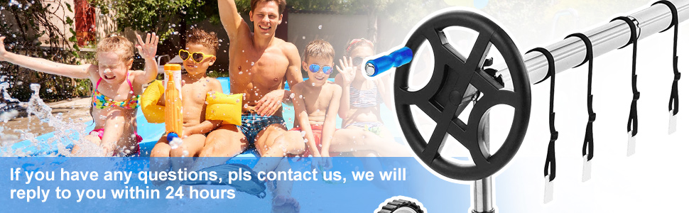 Kit de fixation pour couverture solaire de piscine