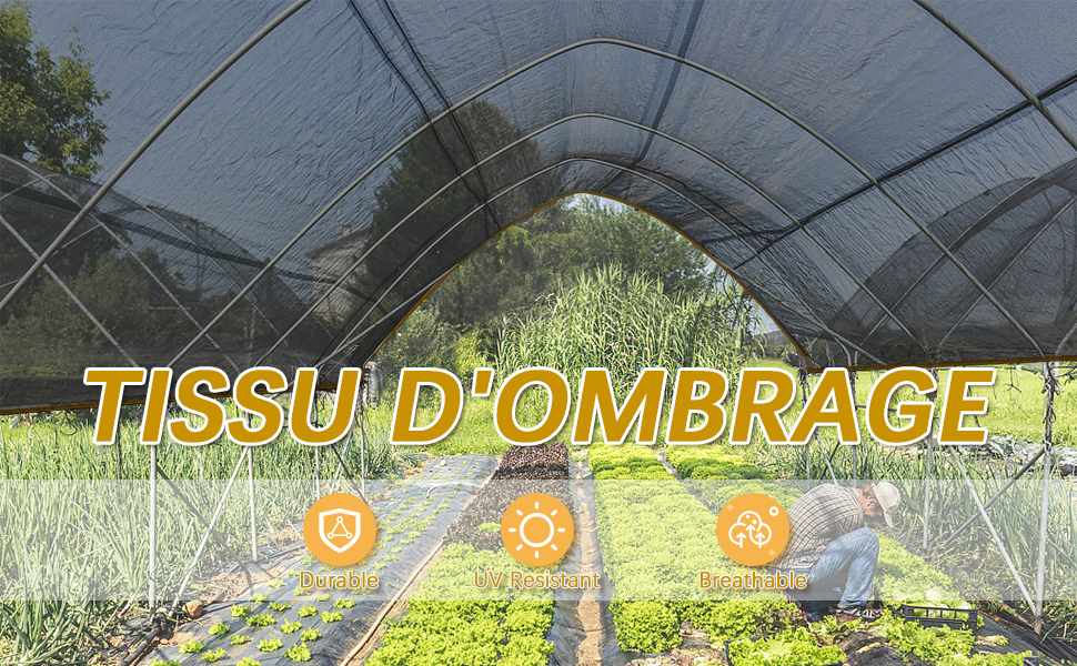  tissu d'ombrage