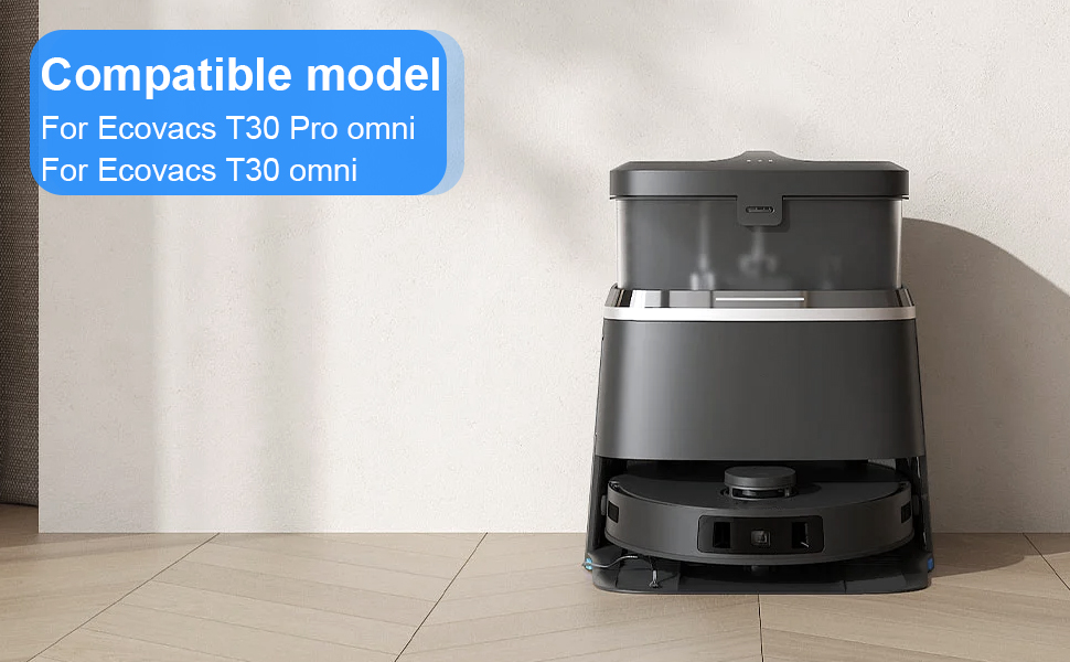Fixbetter Lot de 18 accessoires pour aspirateur robot ECOVACS DEEBOT T30 PRO Omni