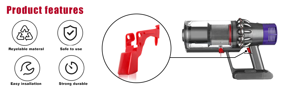 Interrupteur à gâchette pour aspirateur Dyson V11/V10