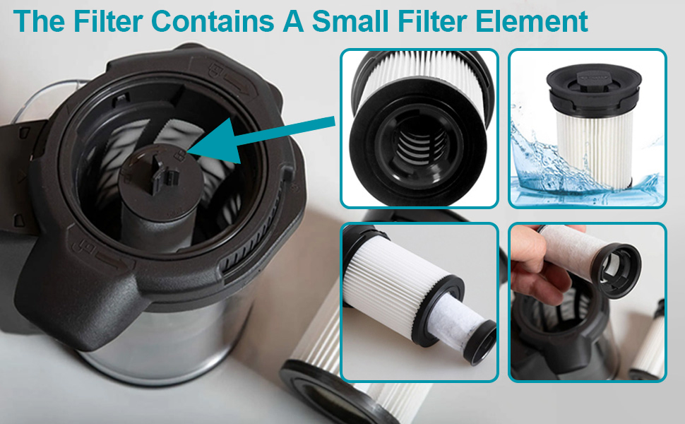 Paquete de 2 filtros Fixbetter para accesorios de aspiradoras Miele Triflex serie HX1