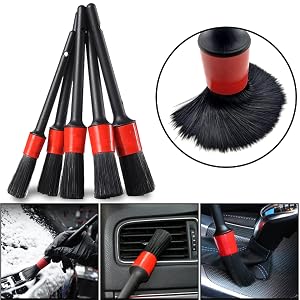 Kit de Nettoyage de Voiture Brosse de Nettoyage pour Voiture Brosse de Détail Detailing Brush Set