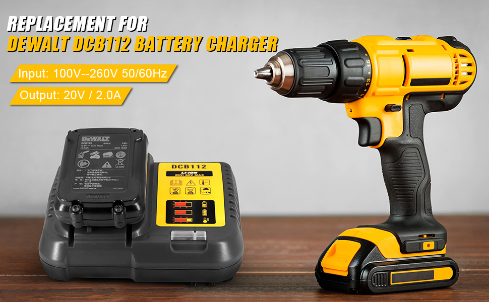 Chargeur de batterie Dewalt Chargeur Dewalt Chargeur 20V